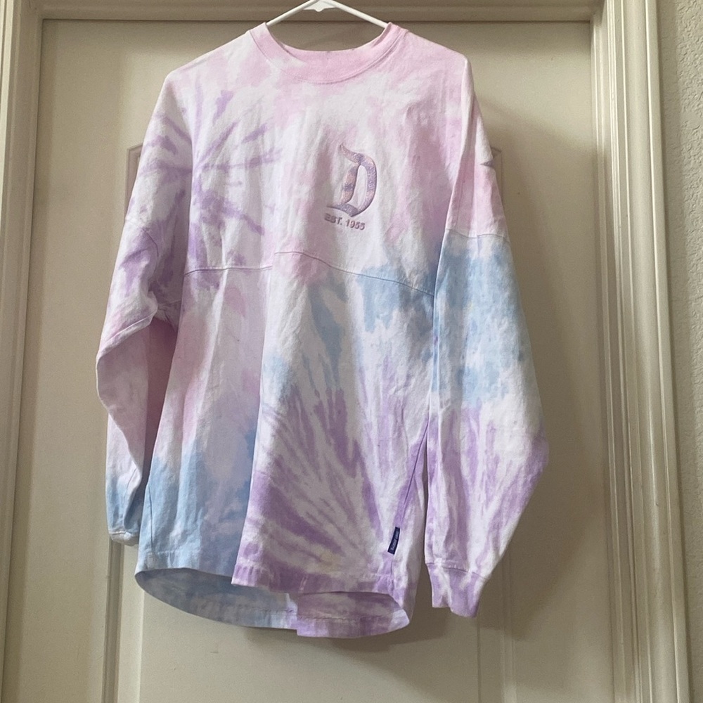Disneyland Resort Spirit Jersey Tie Dye Long‎ Sleeve Shirt